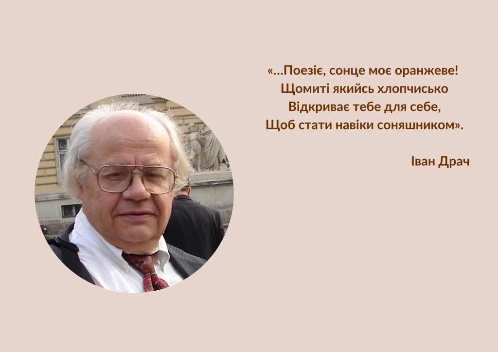 До 90-річчя від дня народження Івана Драча